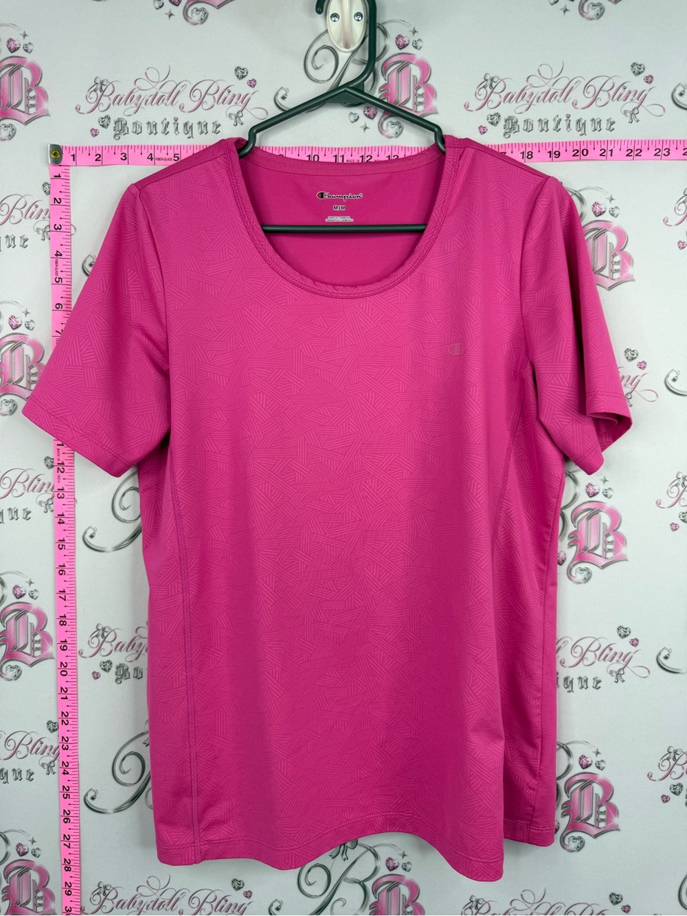 Champion T-shirt Women’s Hot Pink Short Sleeve Performance Tee